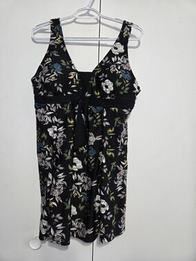 Wantdo Floral‎ Swimdress One Piece Swimsuit Plus Size 16–18